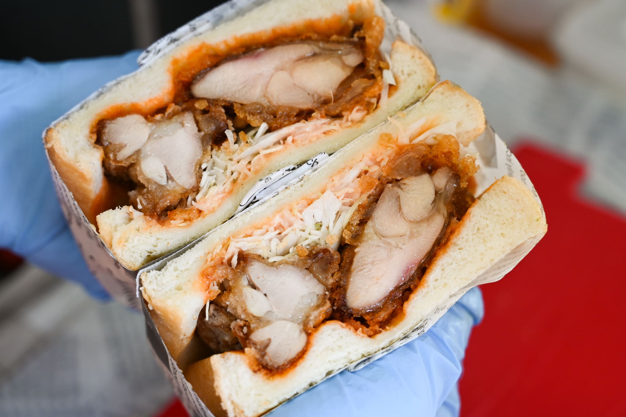 出来立てのかつサンド